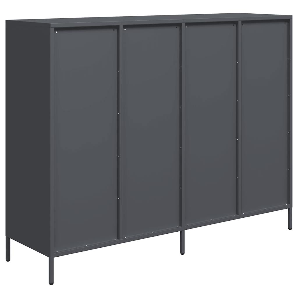Sideboard Anthracite 135x39x103.5 cm Cold-rolled Steel